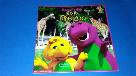Barney And Bj Go To The Zoo Read Aloud Children Book Storybook Youtube
