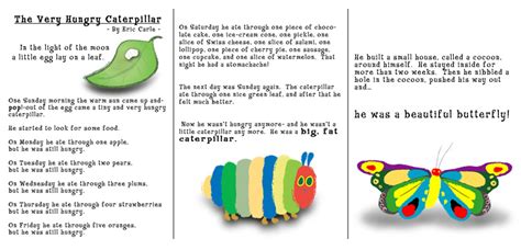 Then put velcro on the back. ENGLISH CORNER BADIEL: THE VERY HUNGRY CATERPILLAR BY ERIC ...