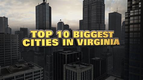 10 Biggest Cities In Virginia 2014 Youtube