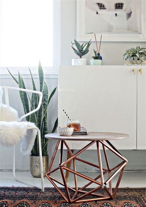 25 DIY Side Table Ideas With Lots of Tutorials 2017 Bronze brown clear copper gold gray green iron multicolored nickel orange pink purple red silver white rectangle square round novelty irregular oval 1 2 3 4 5 <span.