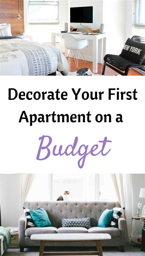 When my husband and i have lived in larger spaces, i'll be honest, we spent less time together. How to Decorate Your First Apartment on a Budget ...