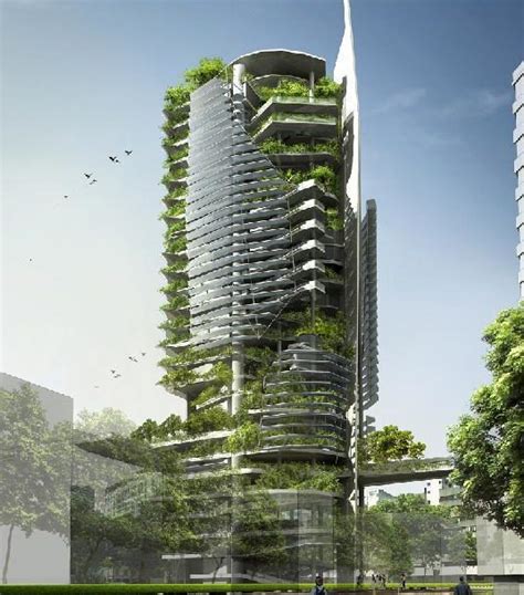 Singapores Ecological Editt Tower Inhabitat Green Design