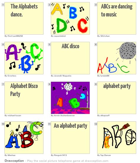 Let's dance and sing the abc's by jack hartmann has you dancing through the alphabet to build body and brain connections. The Alphabets dance. - Drawception