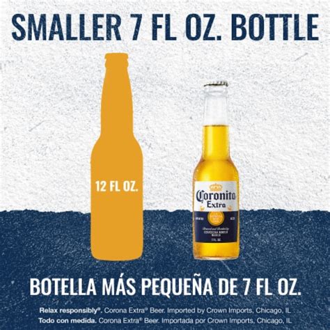 Corona Extra Coronita Mexican Lager Import Beer 24 Bottles 7 Fl Oz