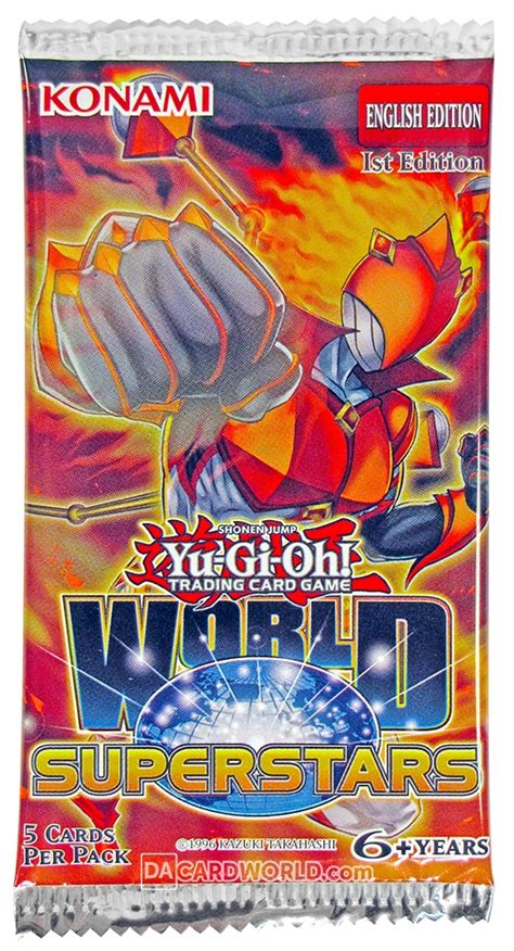 Konami Yu Gi Oh World Superstars Booster Pack Da Card World
