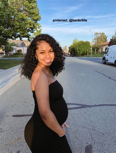Belly Black Girl Pregnant Teen Dress Pregnantbelly