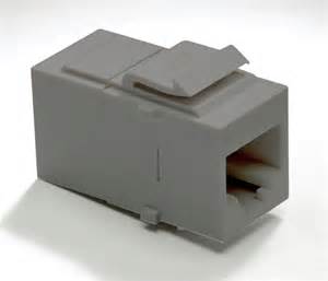 There are multiple pinouts for rj45 connectors including straight through (t568a or t568b). Cat 5e RJ45 Data Coupler Insert by Legrand | AC5ERJ45CW1