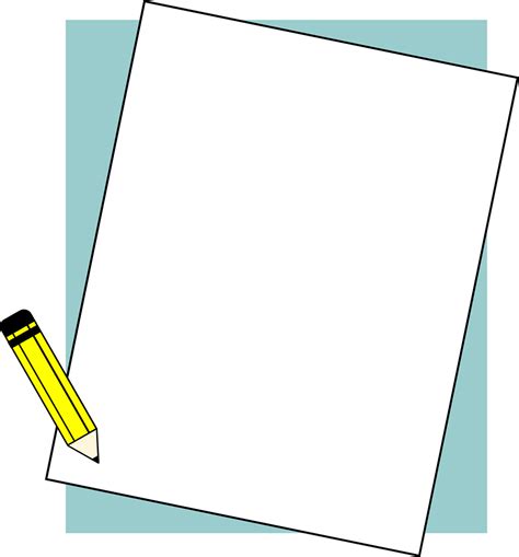 Blank Paper Cliparts Free Printable Templates For Your Creative Projects