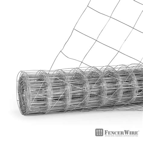 Fencer Wire 16 Gauge Galvanized Welded Wire Mesh Size 4 Inch By 4 Inch