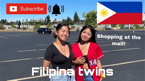 shopping with the filipina twins youtube