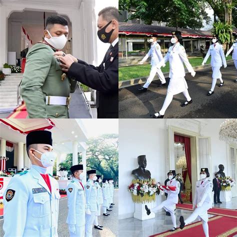 Tiga anggota Paskibraka Nasional 2020 telah ditugaskan untuk