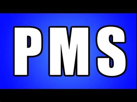 Different women experience different symptoms. PMS #1 - YouTube
