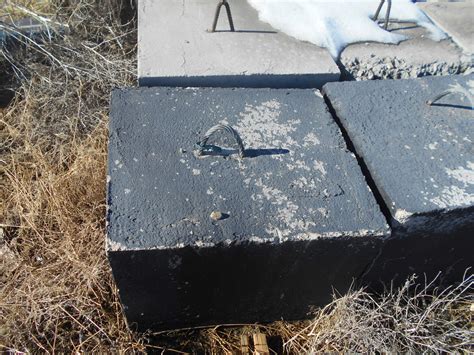 Cement Weight Blocks for Pasture Aerators Price: $150/each - Aces Auto