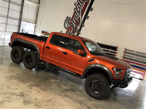 Orange 2018 Hennessey Velociraptor 6x6 Ford Trucks Trucks Ford Suv