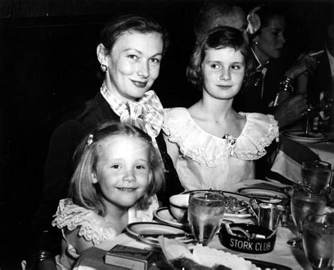 Veronica Lake With Her Daughters At The Stork Club Veronica Lake