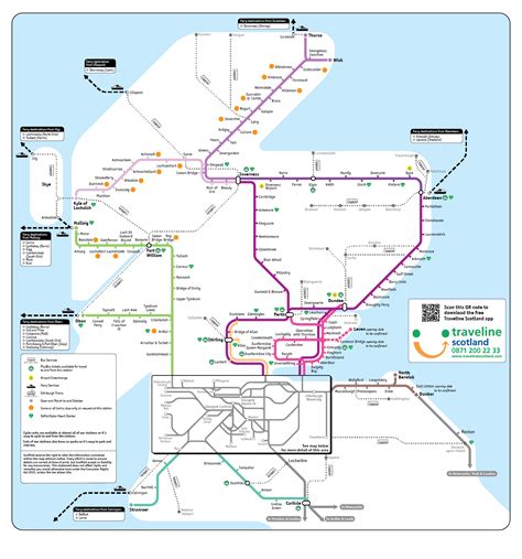 Railway Network Map Railway Routes Scotrail