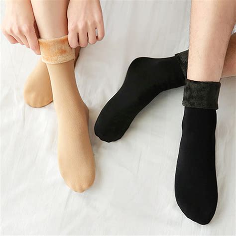 Buy Women Wool Cashmere Thicken Thermal Soft Casual Solid Winter Socks At Affordable Prices