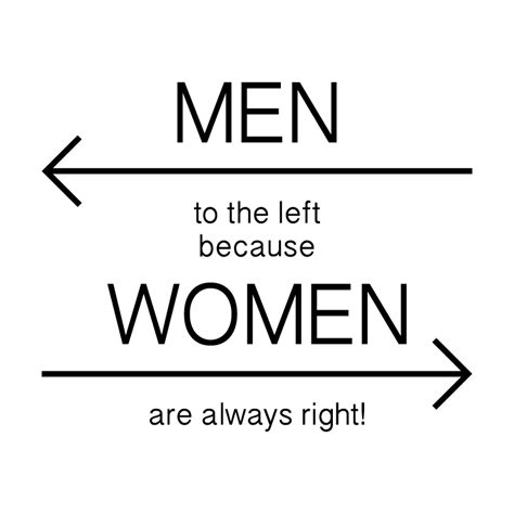 Men To The Left Because Women Are Always Right Vinyl