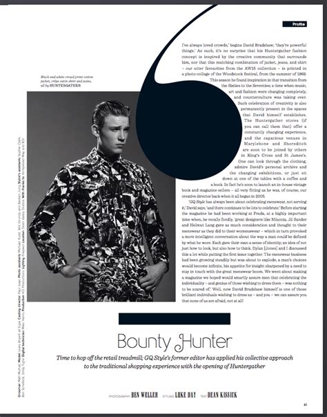 Gq Style Editorial Page Magazine Editorial Editorial Design