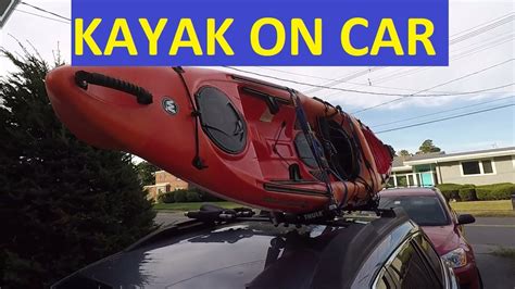 How To Load Kayak On Car By Yourself Thule Wilderness Systems Tarpon