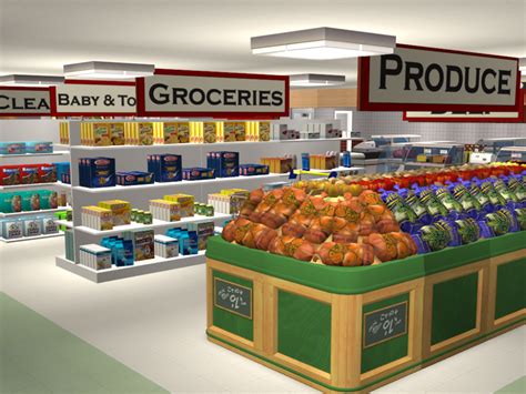 Mod The Sims Grocery Store Signs English And Simlish Sims 4