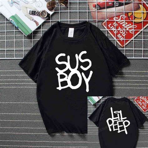 Lil Peep Top T Shirt X Sus Boy Cry Baby Exit Life Hip Hop Funny T