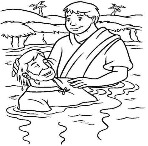 John The Baptist Preaching Coloring Page Coloring Pages