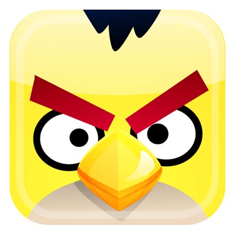Yellow Bird Icon Angry Birds Iconpack Fast Icon Design