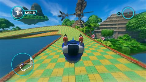 Sonic And All Stars Racing Transformed Sonic Accel Temple Trouble