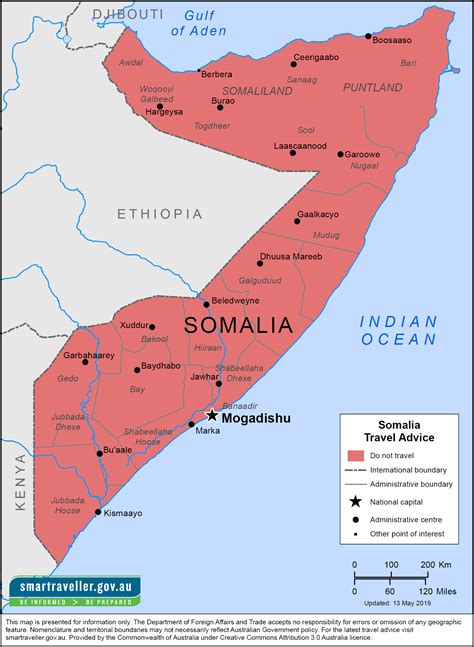 Interactive somalia map on googlemap. Somalia Travel Advice & Safety | Smartraveller
