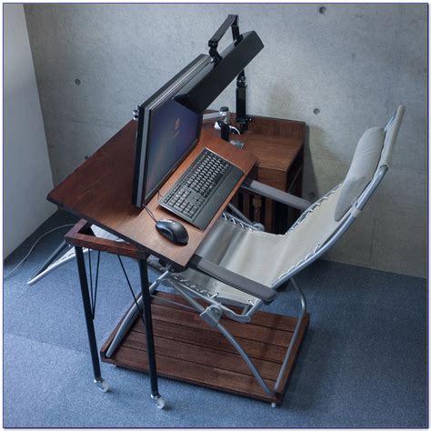 Swivel Laptop Table For Recliner Desk Home Design Ideas