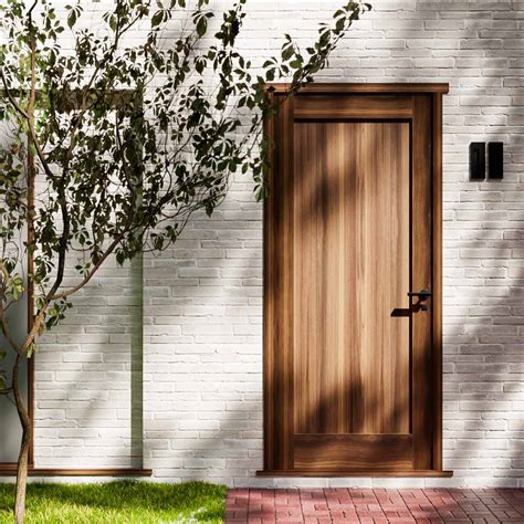Shaker Classic Single Panel Front Entry Doors Realcraft Realcraft