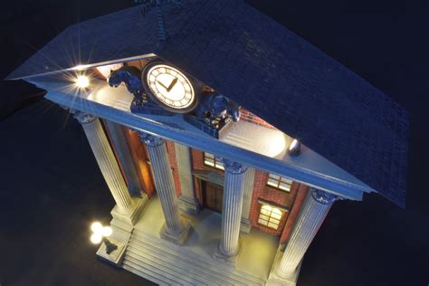 Back To The Future Clock Tower Diorama Stl Etsy