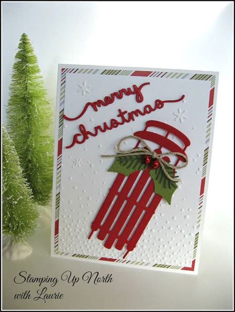 Memory Box Sled Die Cricut Christmas Cards Christmas Cards
