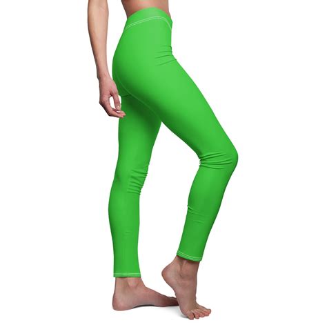 Lime Green Leggings Workout Yoga Pants Brian Bula