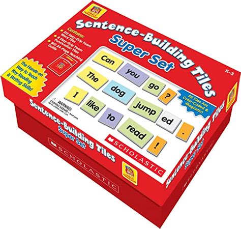 Little Red Tool Box Sentence Building Tiles Super Set