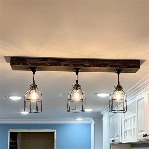 Ceiling fan light repair by home repair tutor. Rustic Farmhouse Decor - Farmhouse Ceiling light - Cage ...