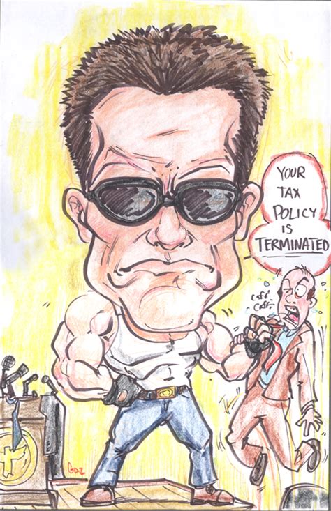 Arnold Schwarzenegger Caricatu By Gazbot On Deviantart