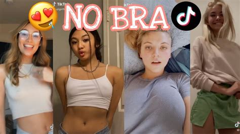 Viral No Bra Challenge Tiktok Youtube