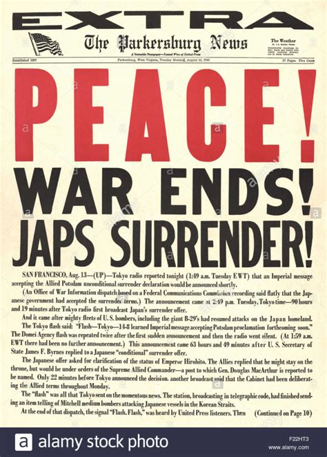 Japan Surrenders September 2 1945enemy In The Mirror