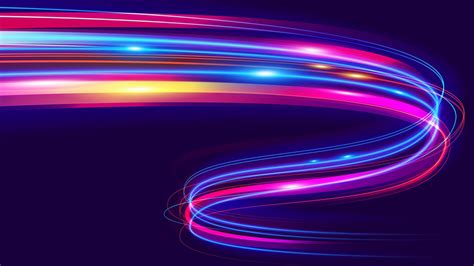 Neon Abstract Lines 3840x2160 Hd Wallpapers