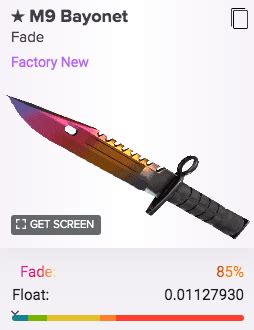 H M9 Fade FN 0.01 85% fade W Butterfly Slaughter FT 0 ...