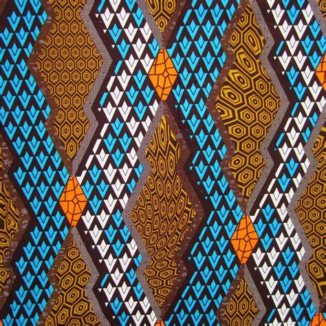 Vibrant Colored 100 Cotton African Wax Print Fabric Ananse Village