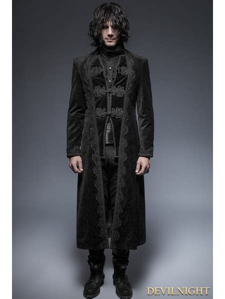 Black Gorgeous Vintage Style Gothic Suit For Men Devilnight Co Uk