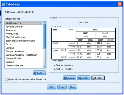 How To Make Spss Produce All Tables In Apa Format Automatically
