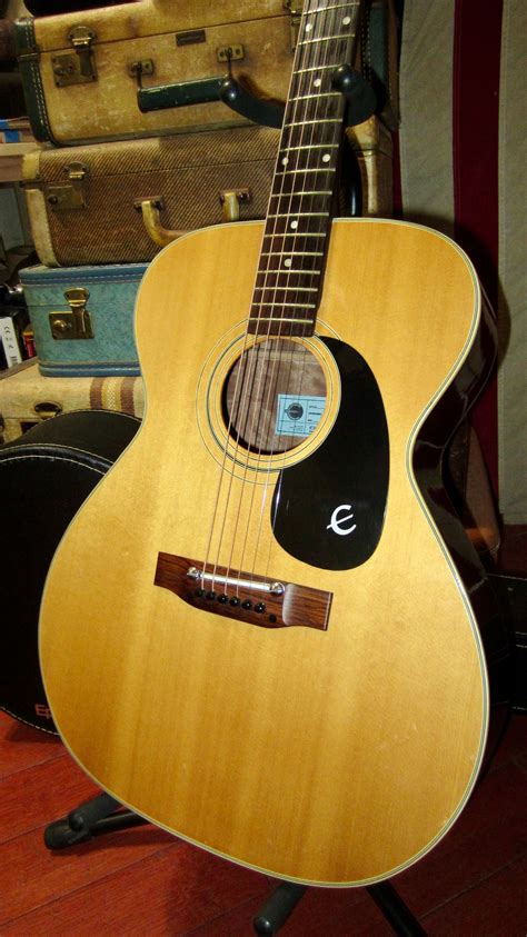 1971 Epiphone Ft 130 Caballero Natural Guitars Acoustic Rivington