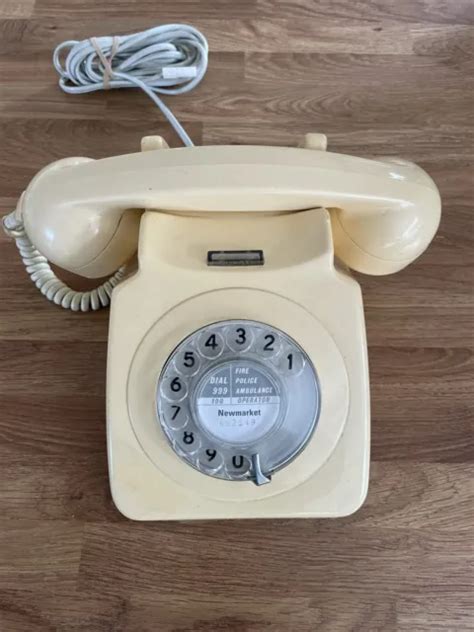Bt Rotary Home Dial Landline Telephone Gpo 8746 Retro Phone 1981