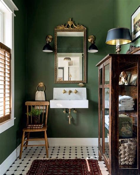 Green Bathroom Designs For A Retro Look Or Modern Luxury