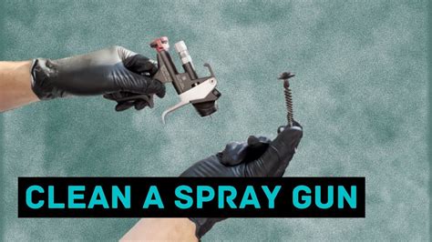 How To Clean A Spray Gun Youtube