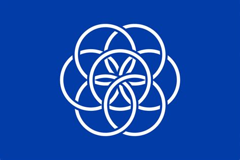 International Flag Of Planet Earth Logo Design Love